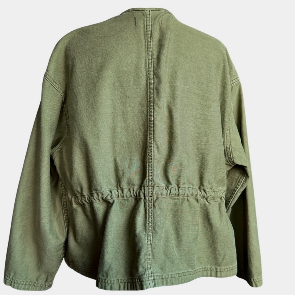 Madewell Green Claremont Drawstring Utility Jacket Size S - Picture 5 of 8